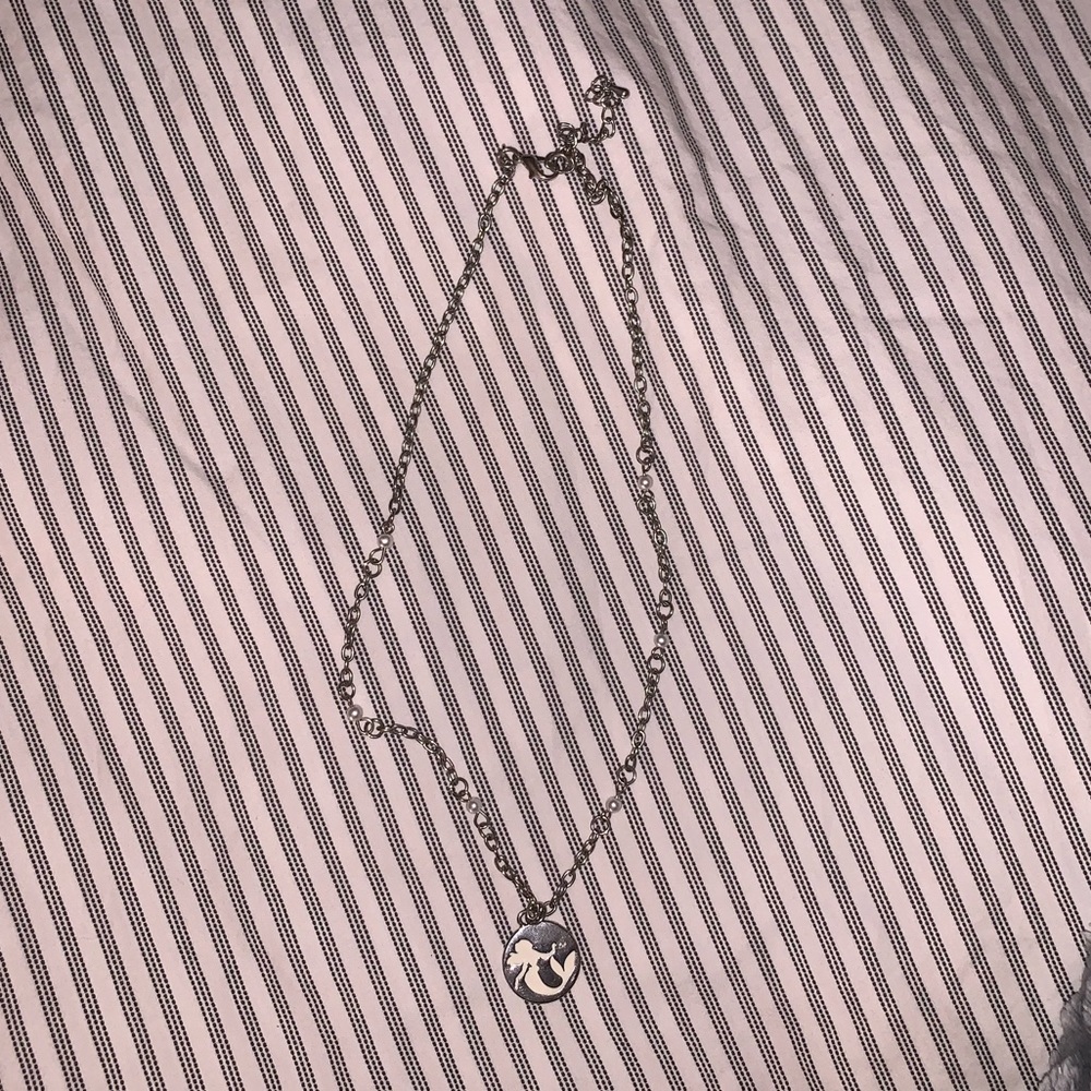 Silver Little Mermaid Necklace